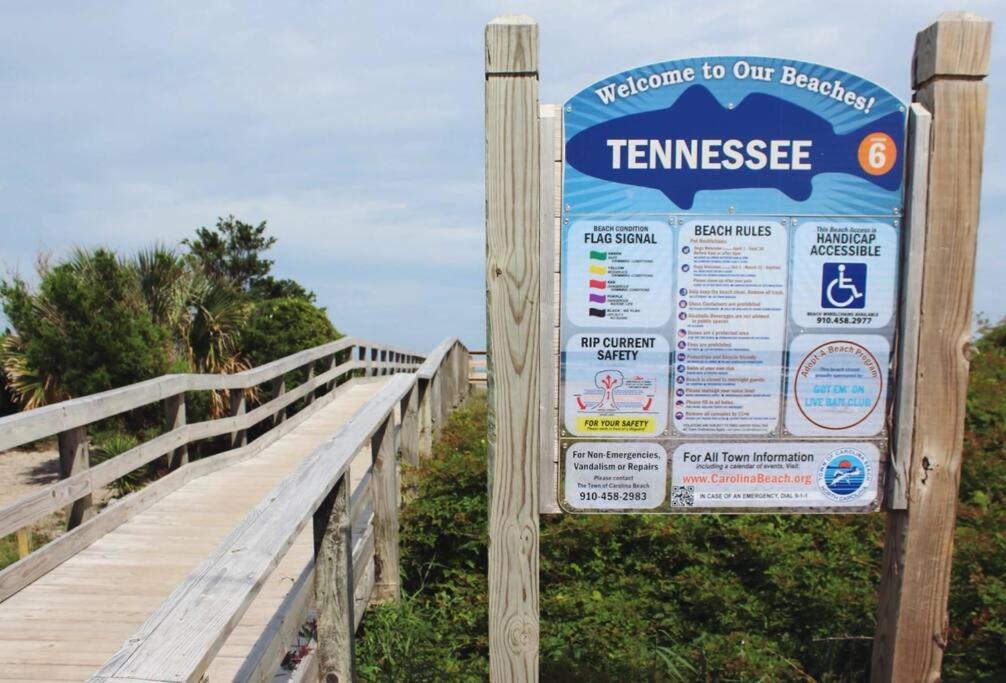 Kraken'S Den * Oceanview * Steps To Ocean * Pool Apartment Carolina Beach Exterior photo